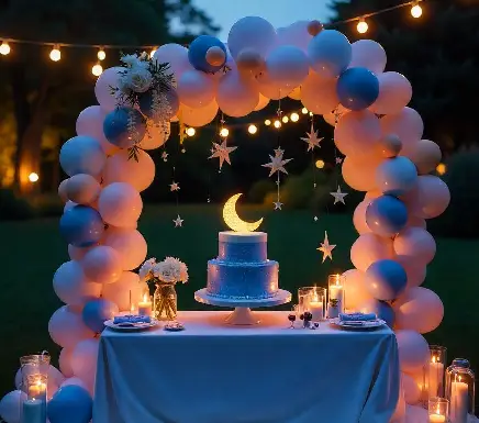 Wedding balloon decoration